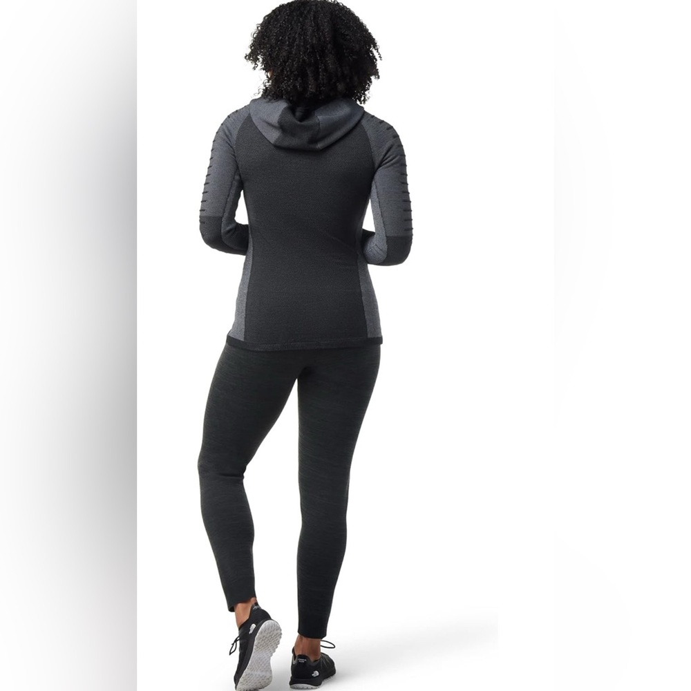 NWT Smartwool Women's Intraknit Merino Wool Fleece Full Zip Hoodie (Regular Fit) - Picture 2 of 13